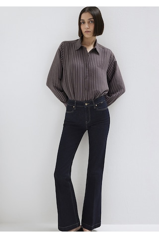 Mavi - Mor Tencel Liyosel Gömlek 1211373-91534 Kahverengi