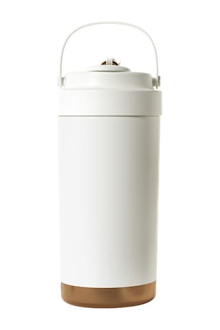 Skycity 500ml Seramik Termos Bardak: Sıcak/sojuk Saklama, Damlacık Önleme, Dışarda, Ofiste Ve Seyahatte Kullanım İçin Taşınabilir Kupa Beyaz