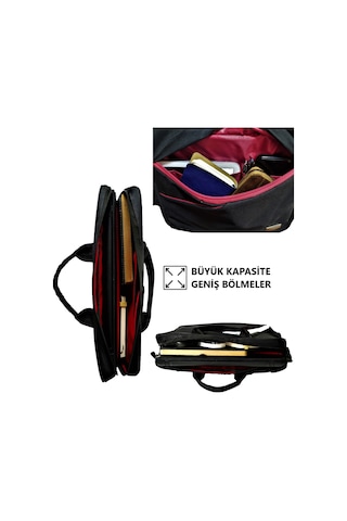 Vegmann Av6900 Siyah 15.6 inç Laptop Bilgisayar Evrak Çantası