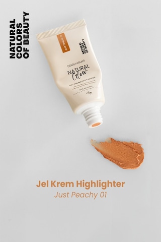 Bade Natural Jel Krem Highlighter Just Peachy 01 %100 Doğal