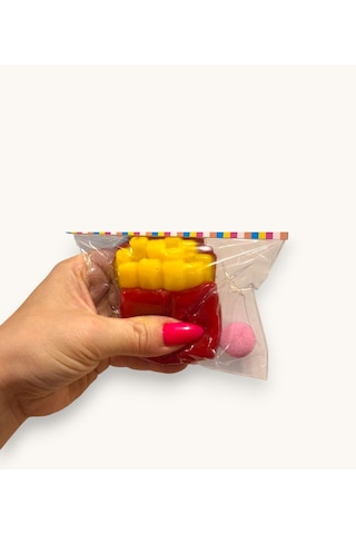 Moj Moj Taba Squish Patates Kızartması Sukuşi Yumuşak Stres Atıcı Oyuncak - 1 Adet
