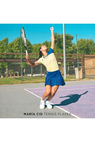 Joma 902604.322 Challenge Kadın Mavi Pileli Tenis Etek