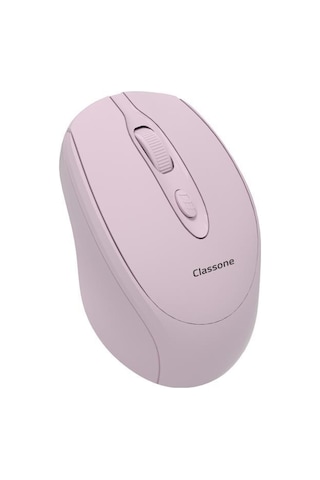 Classone Cbt16 Bluetooth + 2.4 Ghz Şarj Edilebilir Kablosuz Mouse - Pembe Cbt16