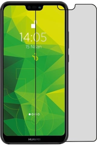 Huawei P20 Lite Hayalet Ekran Privacy Görünmez Gizli Tam Kaplayan Kırılmaz Cam
