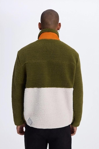 Kappa Hanoran Navy-ecru-orange Man Sherpa Jacket 371t3qw-x9f Kahve Kahverengi