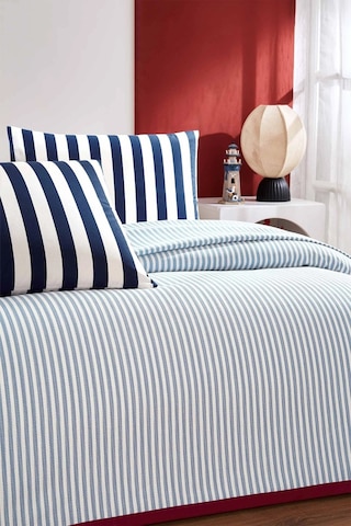 Özdilek Rf -cabana Line Mavi- Çift Kişilik Pike Takımı
