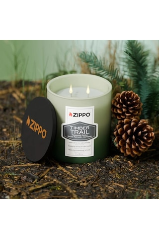 Zippo Odor-masking Candle - Koku Giderici Mum Timber Trail Yeşil
