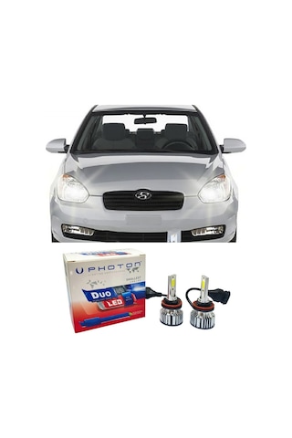 Hyundai Accent Era Led Xenon Sis Far Ampulü H27 Duo Yeni Seri Beyaz