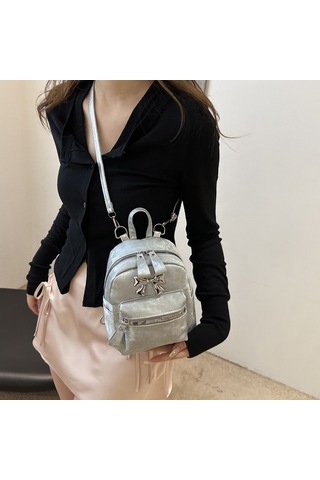 Lyon Kadın Sırt Çantası All-maç Seyahat Kadın Çantası - Gümüş Gümüş