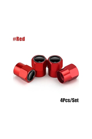 Kırmızı-tt-4 Adet/takım Metal Araba Jant Lastik Vana Kapakları Kök Kılıf Kapakları Audi Sline A1 A3 A4 A5 A6 A7 A8 Q3 Q