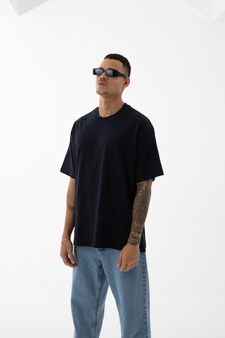 Erkek Oversize Fit Bisiklet Yaka Pamuk Kısa Kollu Tişört