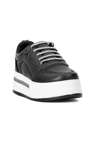 Elit Ysflt319c Kadın Klasik Sneaker Siyah - Beyaz Siyah - Beyaz