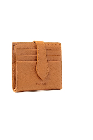 Camel Cüzdan & Kartlık Unisex 800 Grande Deri Cüzdan Kartlık kahverengi