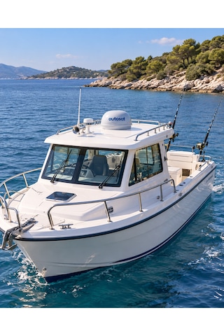 Autosat Mba 30 Mobil Uydu Anteni. Tekne, Karavan, Balıkçı Teknesi İçin Uygun. 3 Çıkışlıdır.