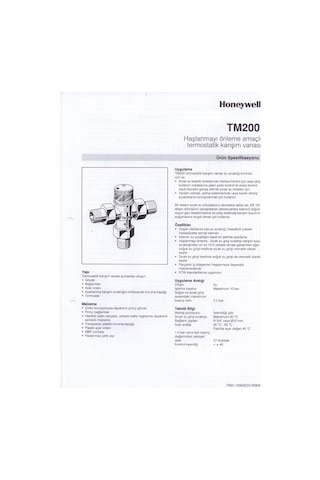 Tm50 Solar-1/2E Rekorsuz Termal Karışım Vanası 1/2''