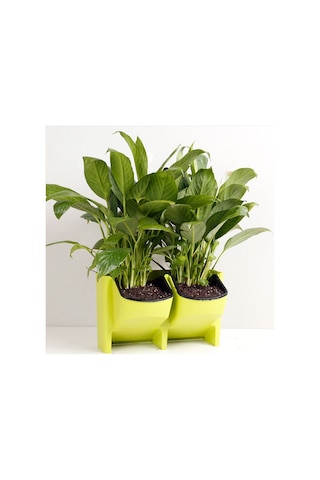 Pp Ekici Saksı Duvar Asma Bahçe Asılı İstiflenebilir Bahçe Malzemeleri Yeşil