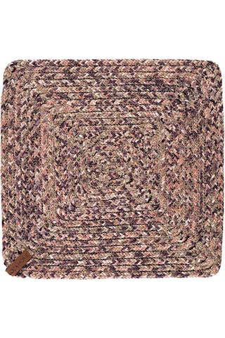 Koza Home Cesta El Yapımı Örgü Mor Kare Supla 32x32 4023 Mor