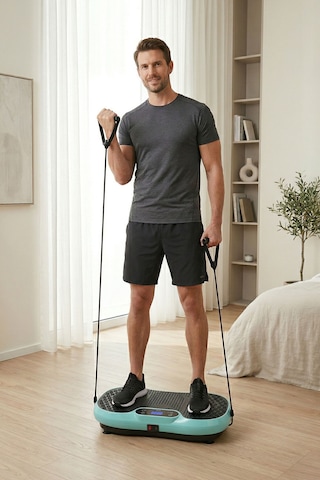 Fegel Fg-6500 Titreşimli Fitness Platformu 99 Hız Seviyesi & Hoparlörlü Egzersiz Aleti / Turkuaz Renk