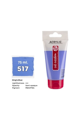 Talens Art Creation Akrilik Boya 75 ML Kings Blue 517