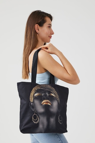 Kadın Siyah Bez Çanta Siyah