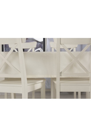 Düz Masa Örtüsü Krem