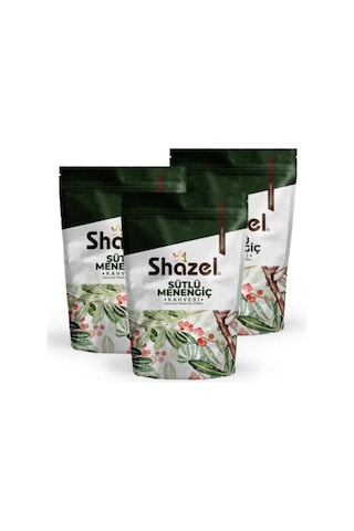 Shazel Sütlü Menengiç Kahvesi 200 Gr X 3 Adet Türk Kahvesi