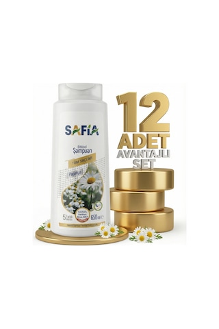 Safia Tüm Saçlar Şampuan 12x650 Ml