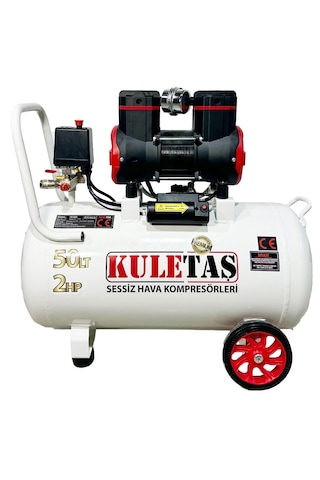 Kuletaş 50 L 2 Hp Sessiz Premium Kafa Hava Kompresörü Kuletaş 50 L 2 Hp Sessiz Premium Kafa Hava Kompresörü