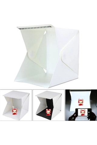 Yenilzd Mini Stüdyo 40x40 Led Işıklı Ürün Fotoğraf Çekim Çadırı