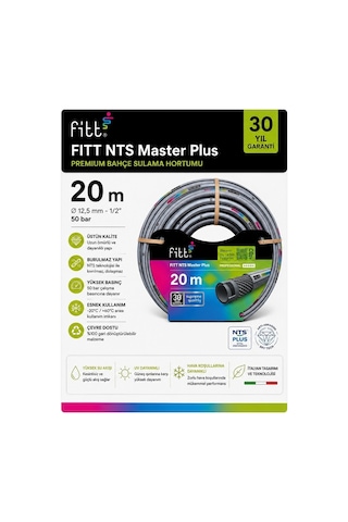Nts Master Plus Ultra Dayanıklı Bahçe Sulama Hortumu 20 Metre