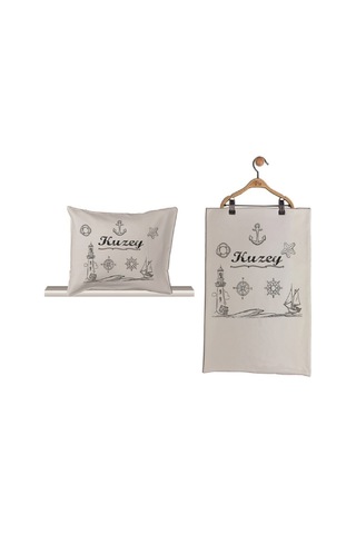 Pia Baby Gl 1928-02 İsme Özel Beşli Tulum Set Krem