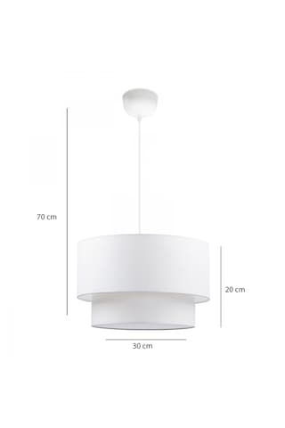 Homing Pasta Sarkıt Beyaz Avize Ayd-2563 Beyaz