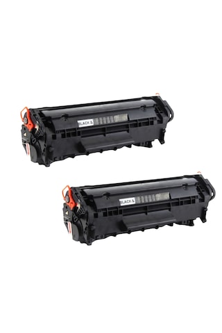 Drl Premium Q2612a / Fx10 2li Uyumlu Toner Siyah - Hp Laserjet 1010 1018 1020 Canon Lbp2900 Uyumlu