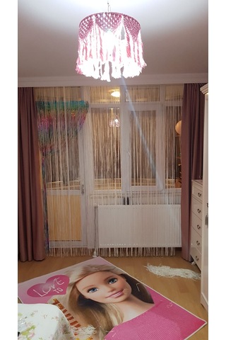 İp Model Beyaz Renk İp Perde 190 Cm En 280 Cm Boy 2 Mm Şeritler Halinde Hazır İp Perde Beyaz