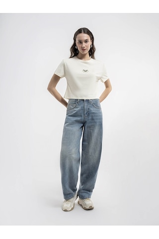 Loft Kadın T-shirt Ekru Lf2035297 24yp69000209 P6983 Ekru