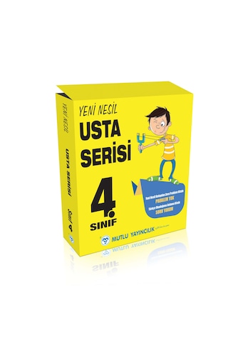 Mutlu Usta Serisi 4 Sınıf Seti 2025 Yeni