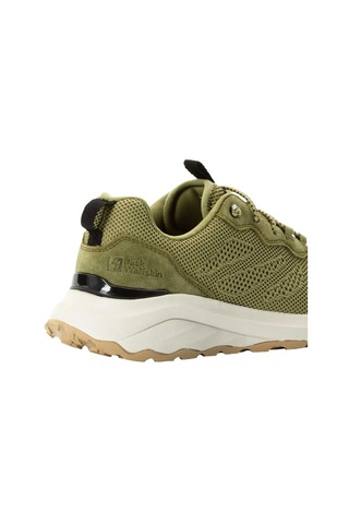 Jack Wolfskin 4056751 4511 Dromoventure Knıt Low W Outdoor Koşu Ayakkabı Yeşil Beyaz Yeşil Beyaz