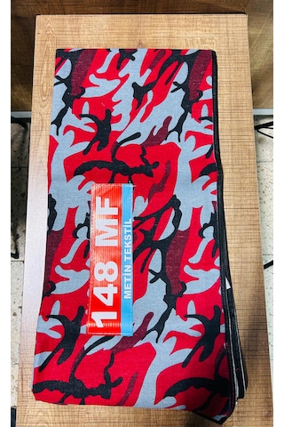 Massey Ferguson 148 Kırmızı Desen Asgari Branda Ve Düz Kırmızı Koltuk Kılıfı Takım