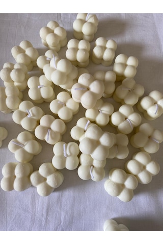 Premium Kalite Hediyelik Mum %100 Soya Mini Bubble 25 Adet