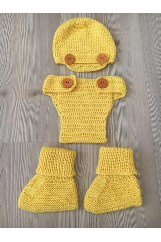 Bebek Kostümü Unisex Sarı