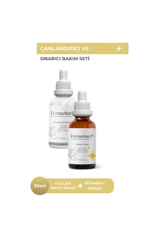 Dermaluire Collagen Peptide Serum 30 ML + Vitamin C Serum 30 ML