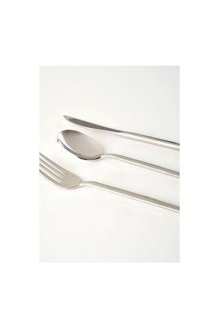 Bella Maison Siena 18 Parça Tatlı Çatal Kaşık Bıçak Seti Silver Silver