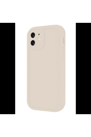 Apple İphone 11 Uyumlu Kılıf Viera Silikon - Krem