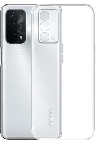 Northcity Oppo A93 5g Şeffaf Kamera Lens Korumalı Silikon Kılıf - Darbeye Dayanıklı