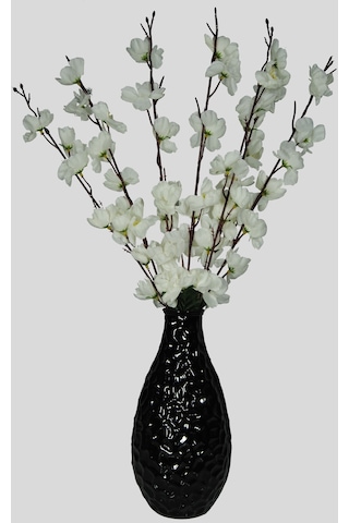 Yapay Çiçek 7 Dallı Beyaz Japon Çiçeği Bahar Dalı