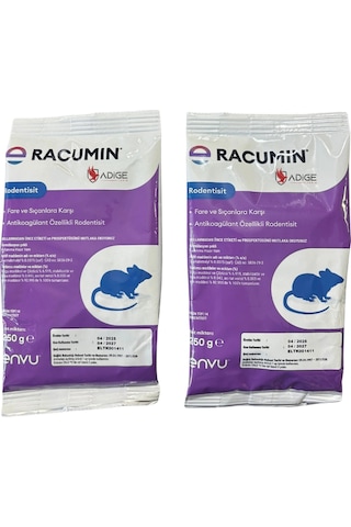 Racumın Buğday Taneli Fare Zehiri 250 Gr 2 Adet