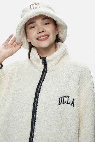 Ucla Yuna Bej Polar Polar Standard Fit Kadın Ceket Bej