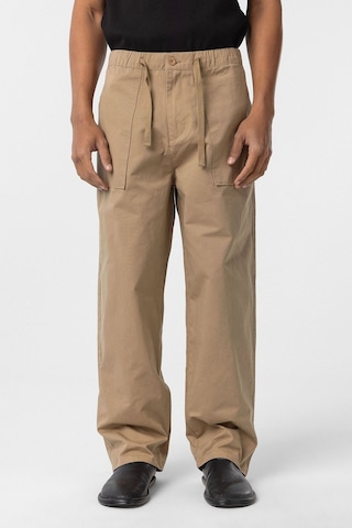 Vamos Baggy Fit Gabardin Pantolon Taba