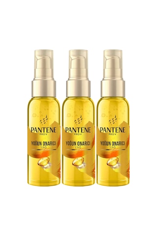 Pantene Keratin Özlü Onarıcı E Vitaminli Saç Bakım Yağı 3 x 100 ML