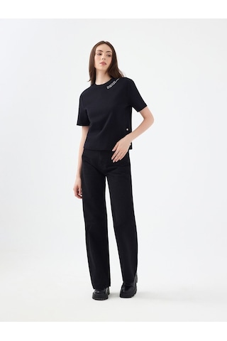 LOFT Regular Fit Kadın Tshirt K.kol Lf2040704 Q1.v1 Siyah